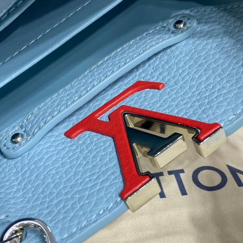 Louis Vuitton Taurillon Leather Capucines Mini M57519