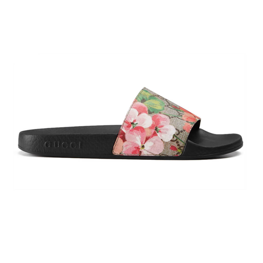 Gucci GG Blooms Supreme Floral Slide Sandal 408508