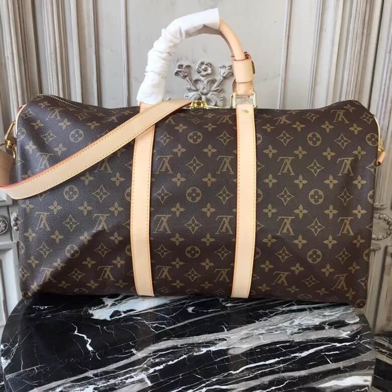 Louis Vuitton Monogram Canvas Keepall Bandouliere 50 M41416
