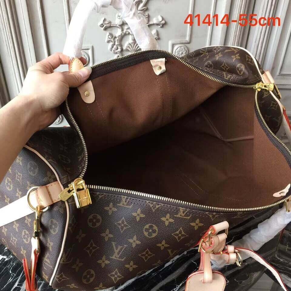 Louis Vuitton Monogram Canvas Keepall Bandouliere 55 M41414