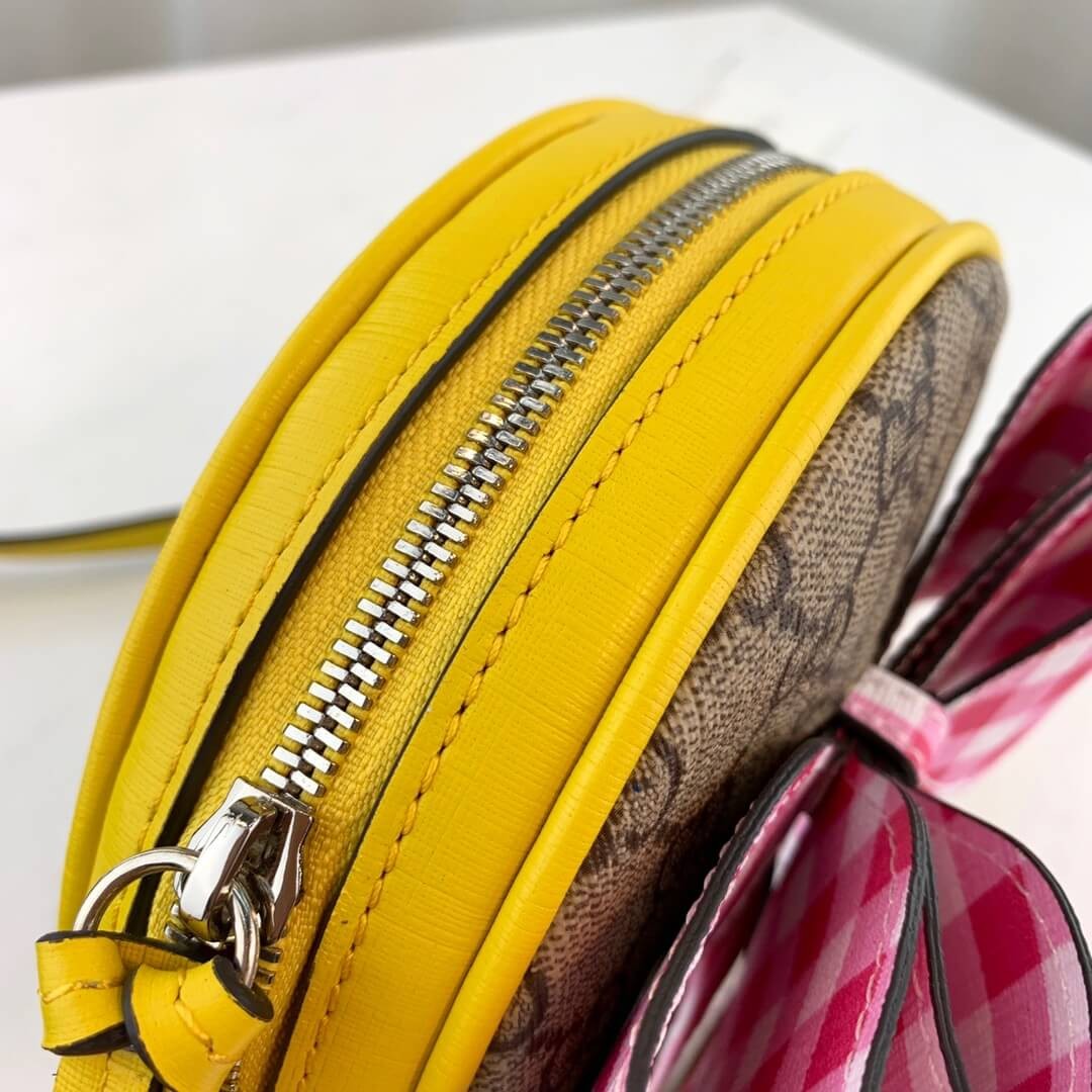 Gucci Childrens Check Bow GG Messenger 478294