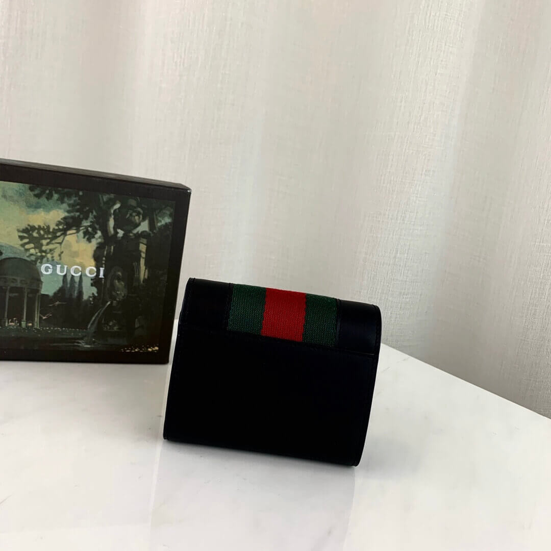 Gucci Sylvie Leather Wallet 476081