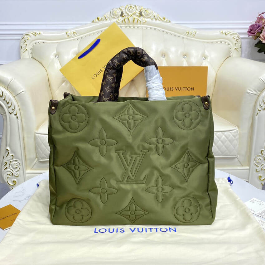 Louis Vuitton Econyl Onthego GM M59008 Khaki