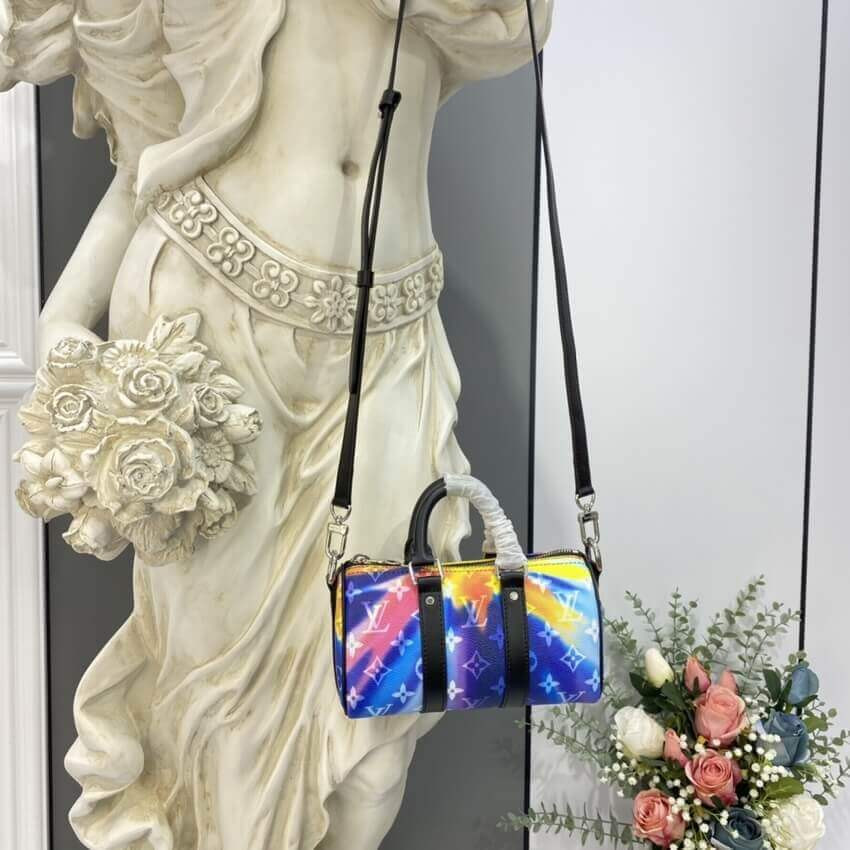 Louis Vuitton Colorful Diffuse Keepall XS M45788