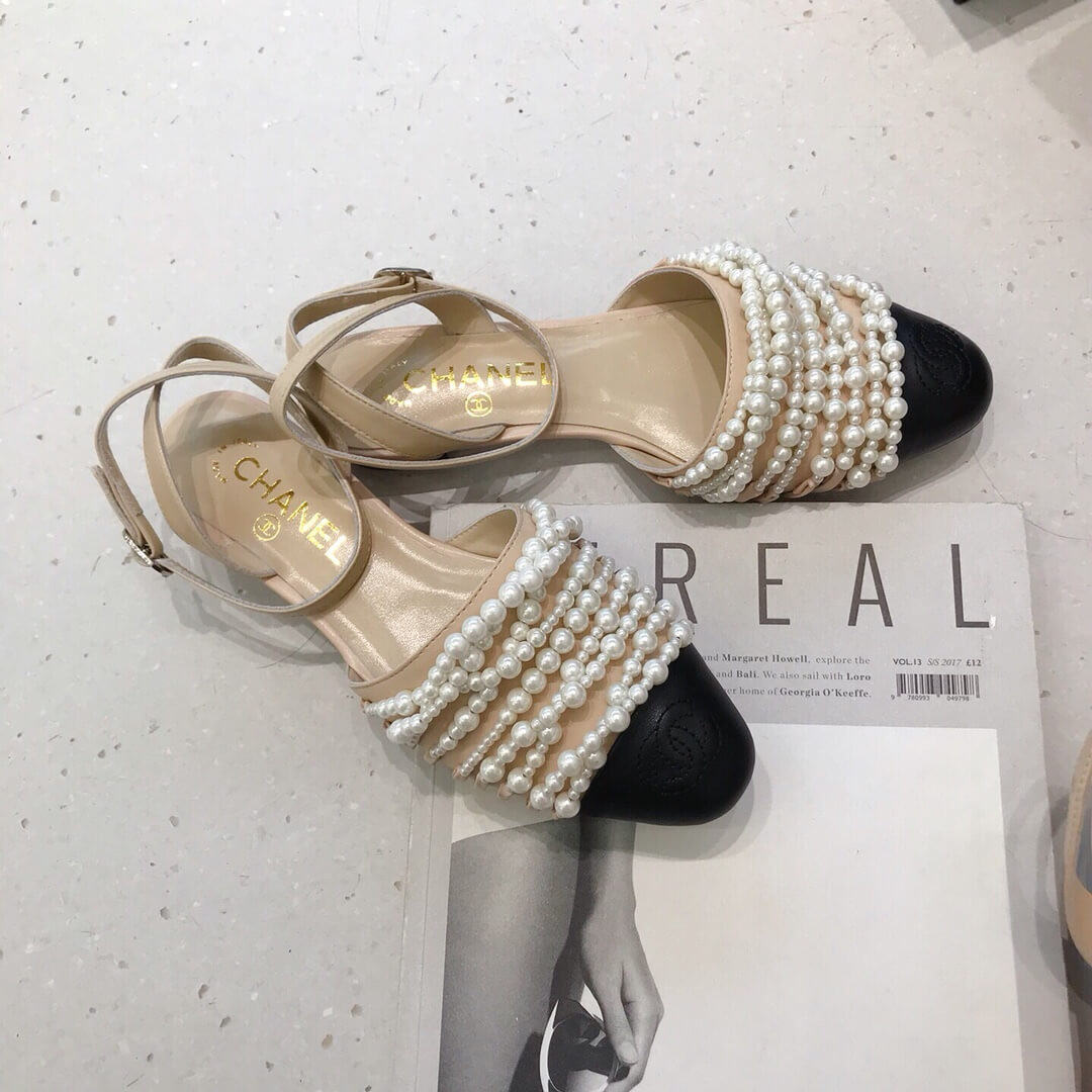 Chanel Pearl Sandals G23578