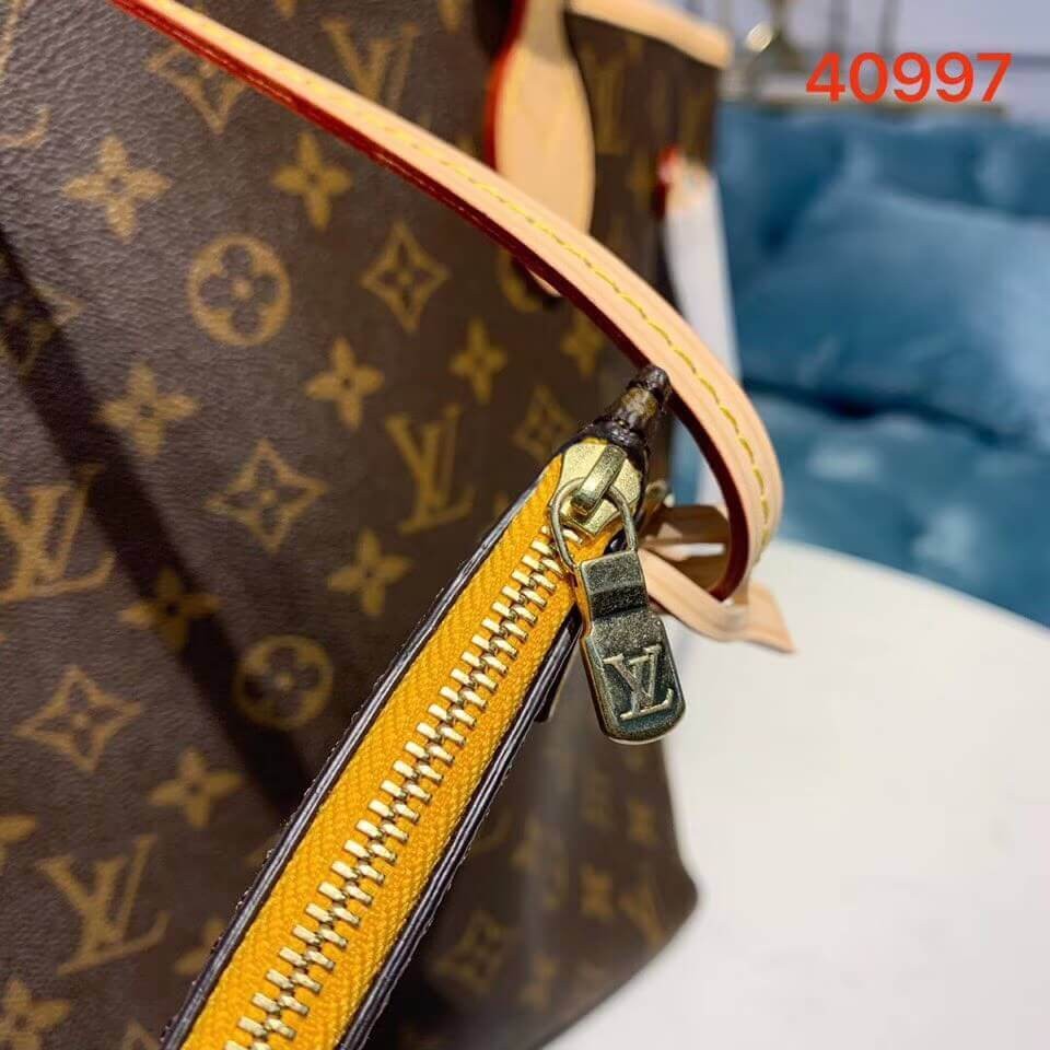 Louis Vuitton Monogram Canvas Neverfull MM M40997 Yellow