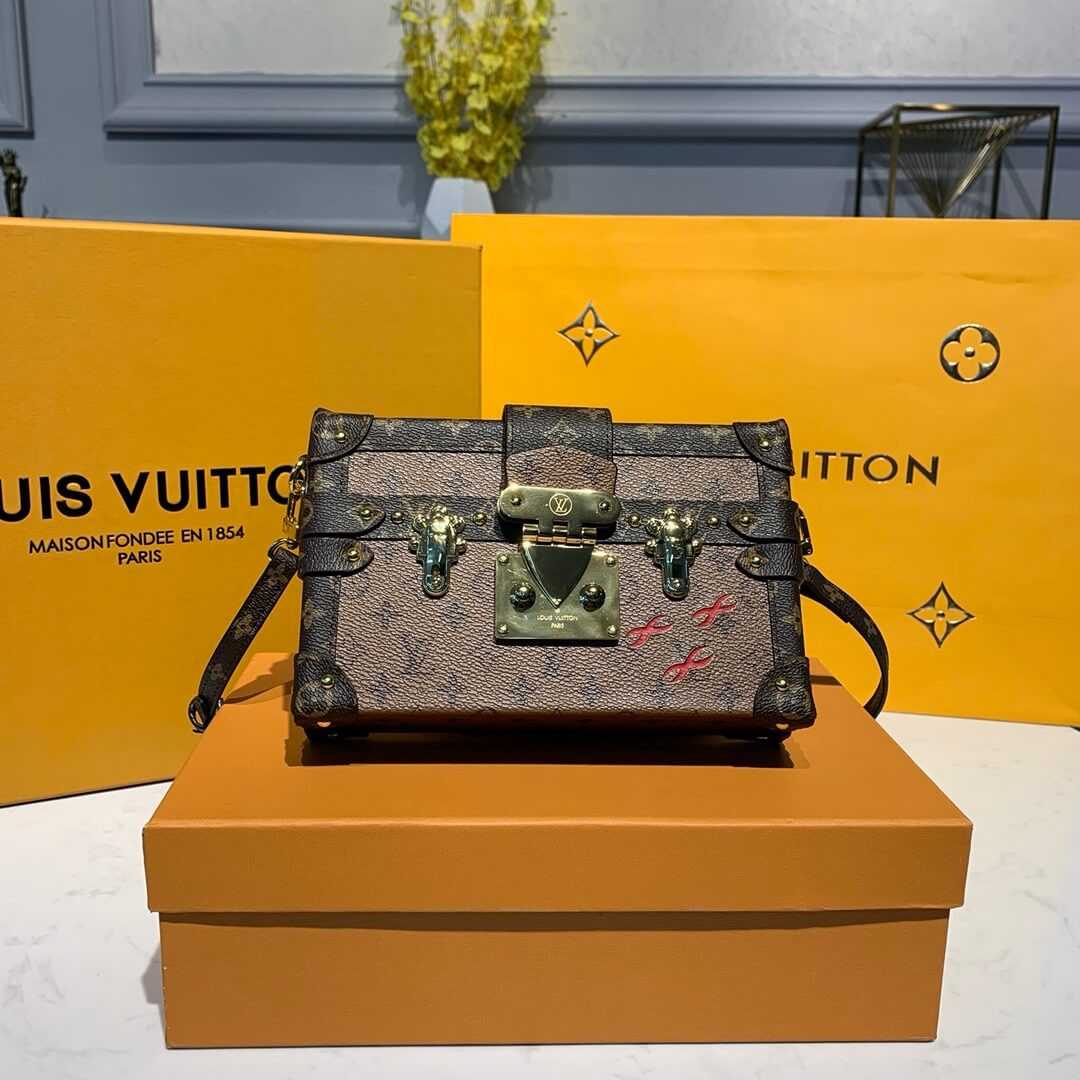 Louis Vuitton Monogram Reverse Canvas Petite Malle M44154
