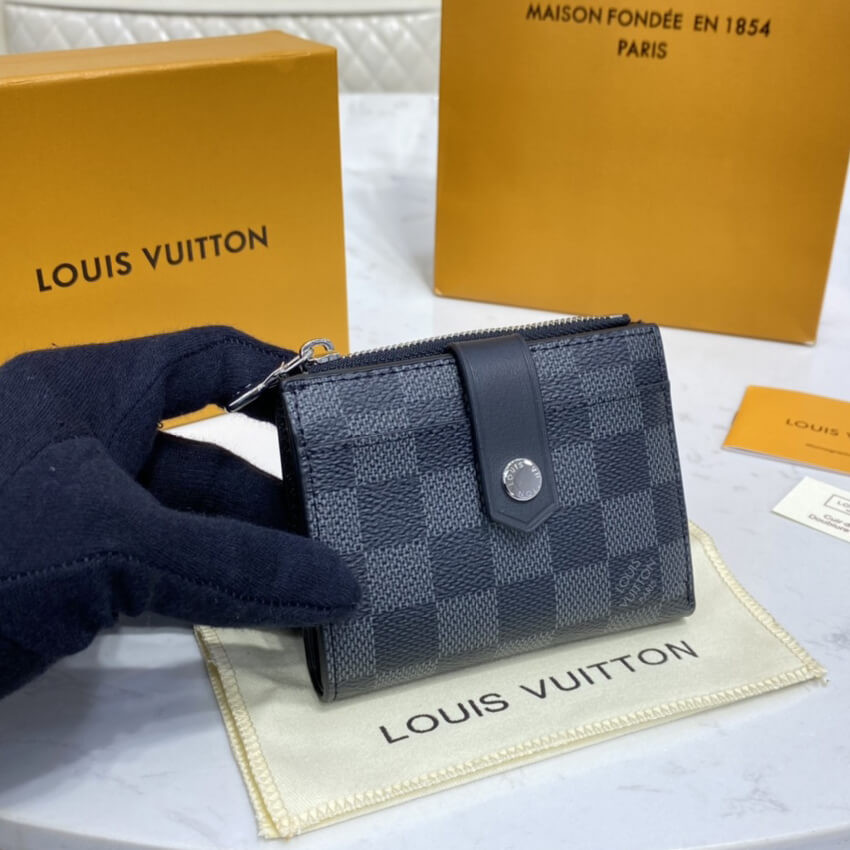 Louis Vuitton Damier Graphite Canvas Multiple Card Holder N60451