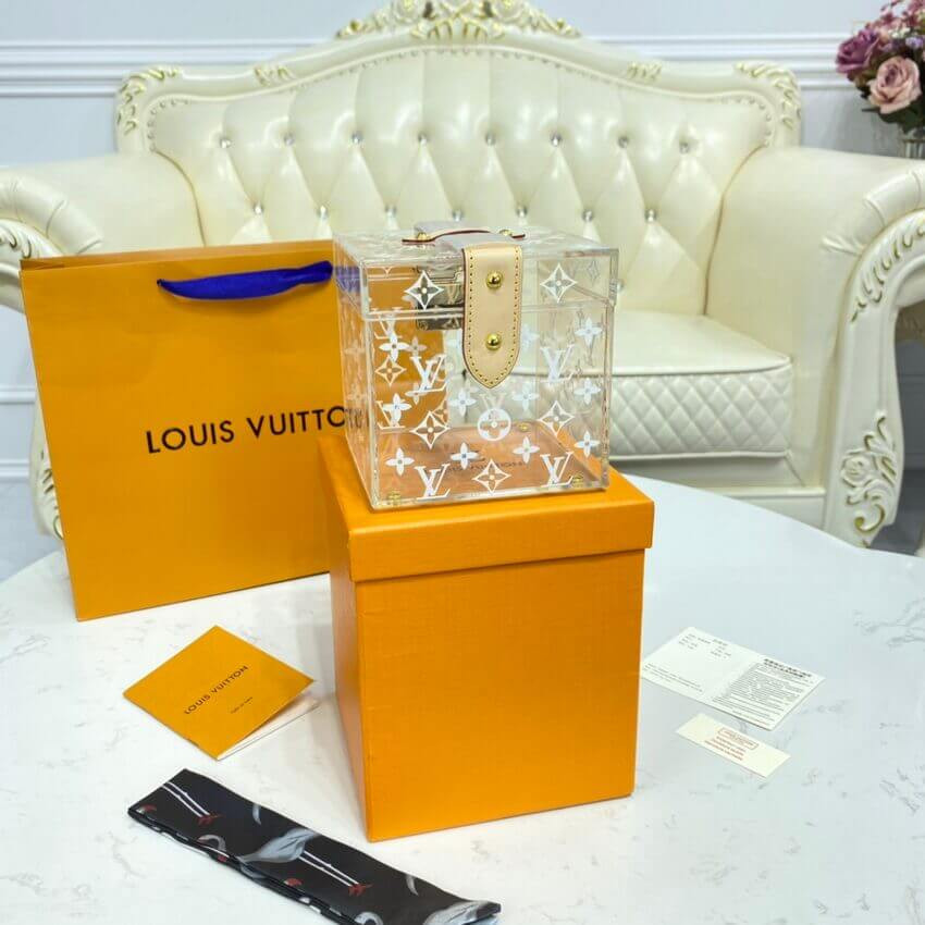 Louis Vuitton Cube Scott Box in Transparent GI0481