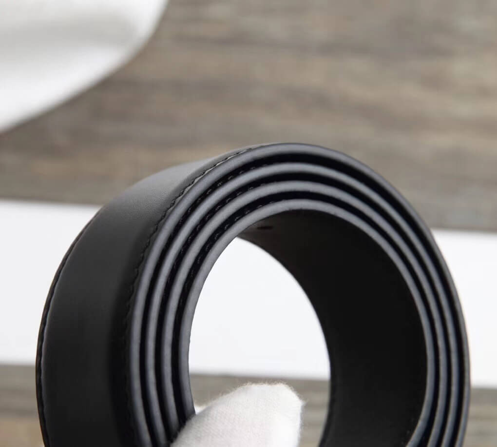 Gucci Leather Belt With Interlocking G Buckle 598092