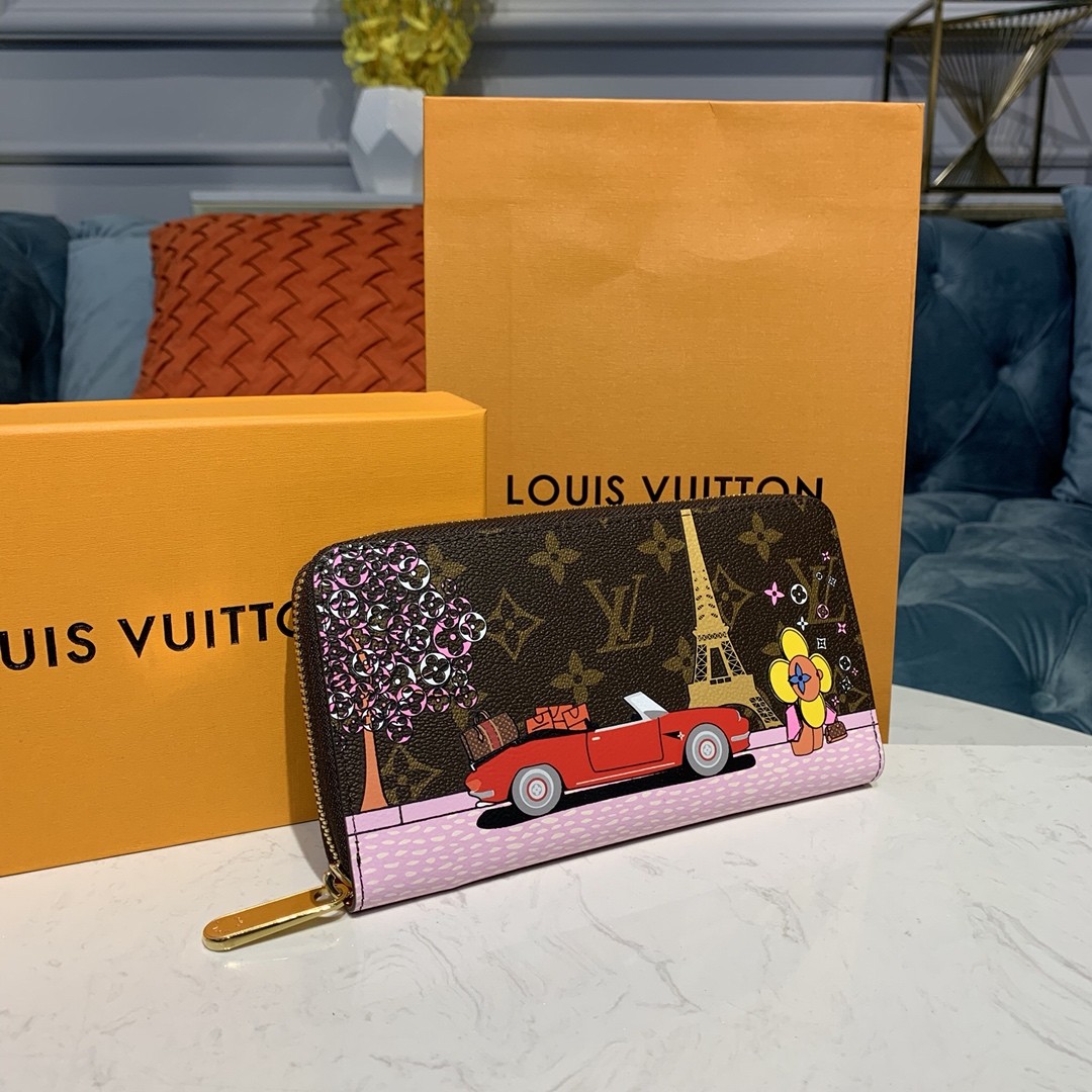 Louis Vuitton Paris Zippy Wallet M68487