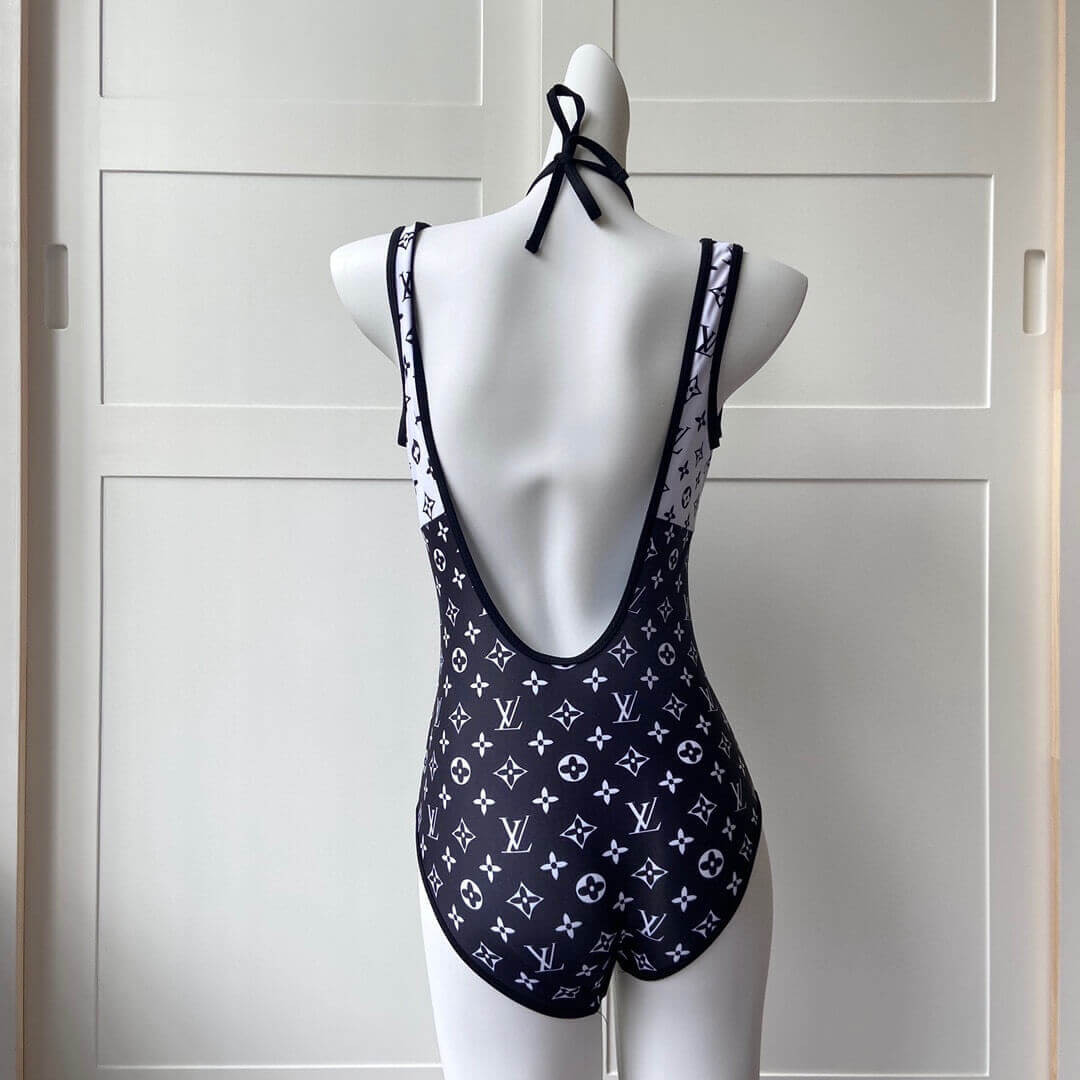 Louis Vuitton LV Monogram Halter One-piece Swimsuit  1A7SEH
