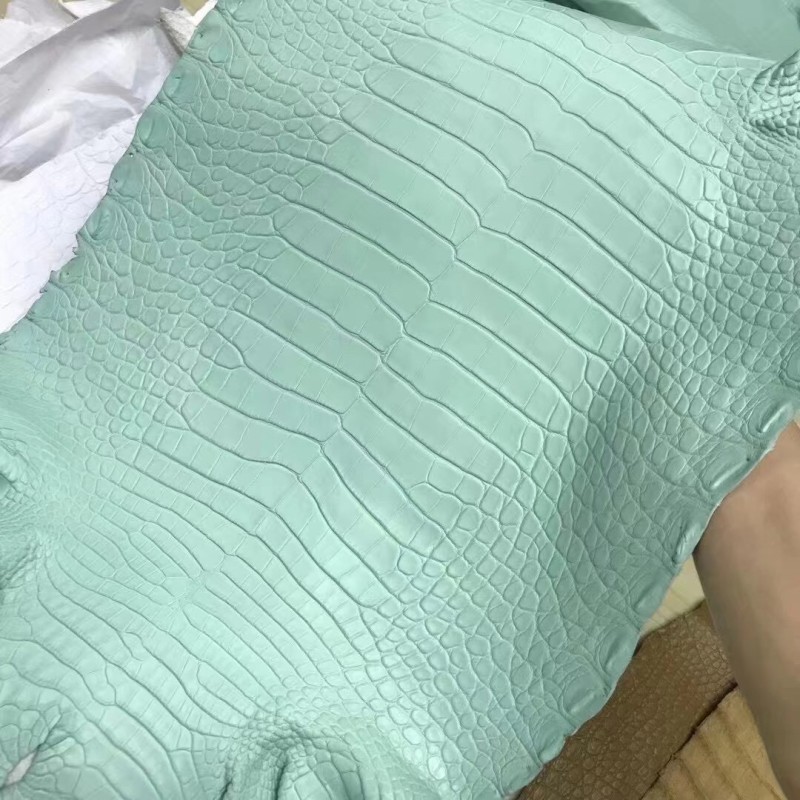 Hermes bag making process：American mint green big leather to new leather Bk 25 30 can do