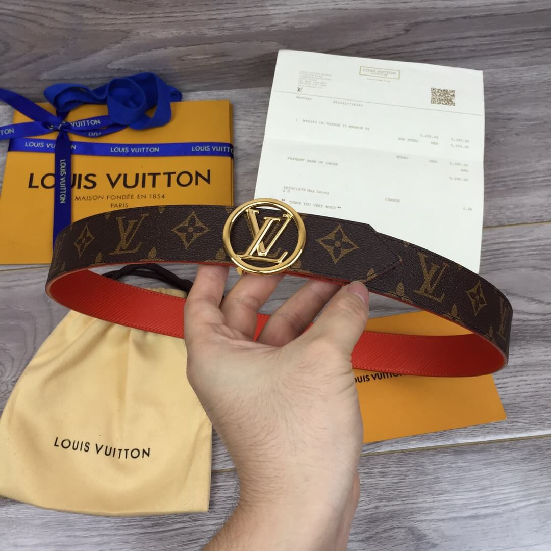 Louis Vuitton Circle 35mm Reversible Belt M9936V