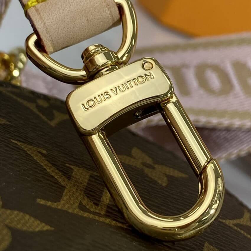 Louis Vuitton Pochette Bandouliere Multi Strap J02485 Pink