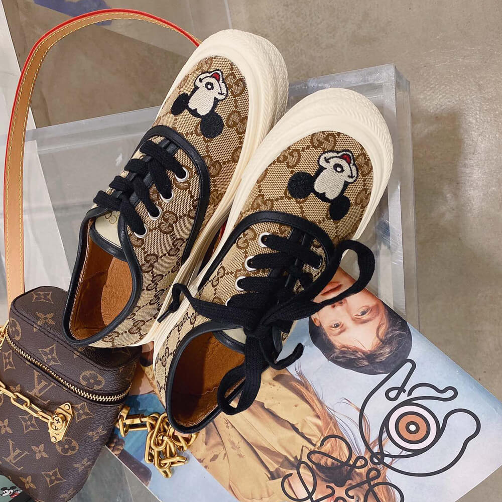 Gucci GG Disney x Gucci Sneaker 875604 Black