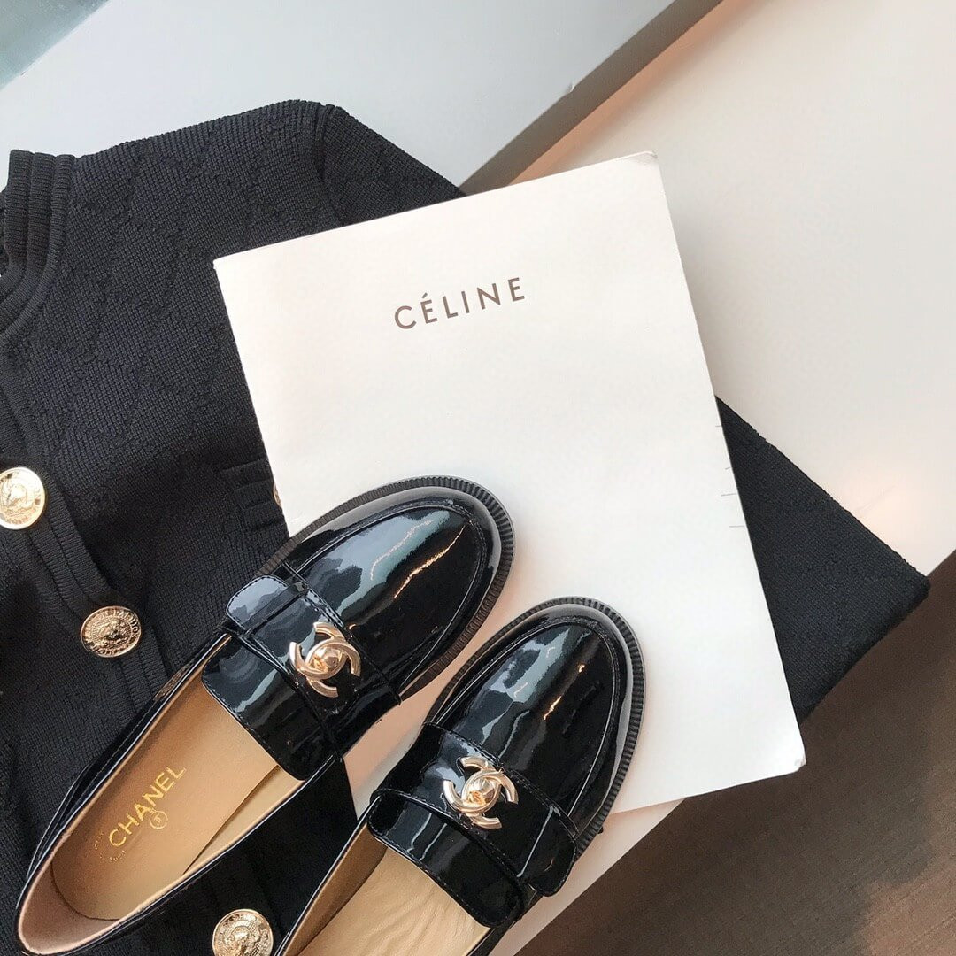 Chanel CC Turnlock Loafers And Patent Leather Loafers G429295