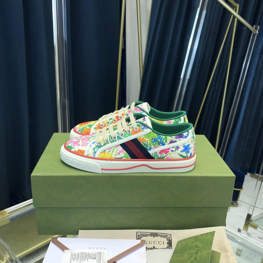 Gucci Tennis 1977 Ken Scott Print Sneaker 651505