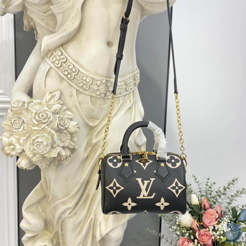 Louis Vuitton Bicolor Monogram Empreinte Speedy Bandoulière 20 M58953
