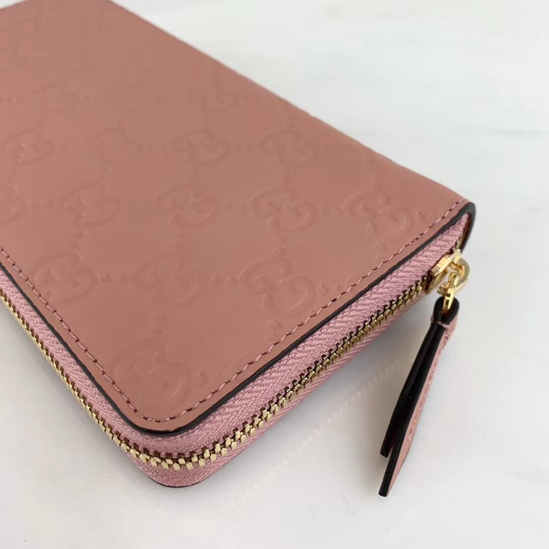 Gucci Signature Zip Around Wallet 410102