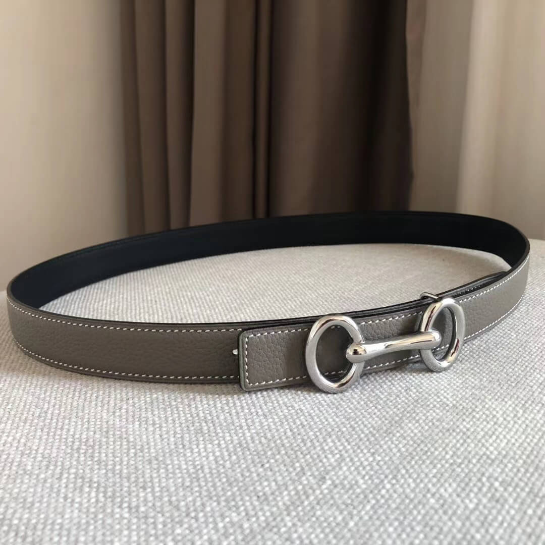 Hermes Gamma Belt Buckle & Reversible Leather Strap 24mm H07536