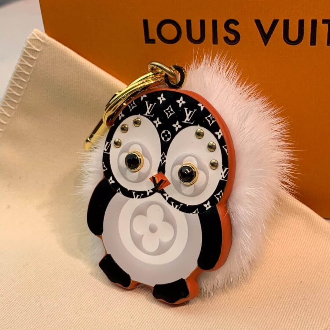 Louis Vuitton Penguin Fur Bag Charm And Key Holder M69007