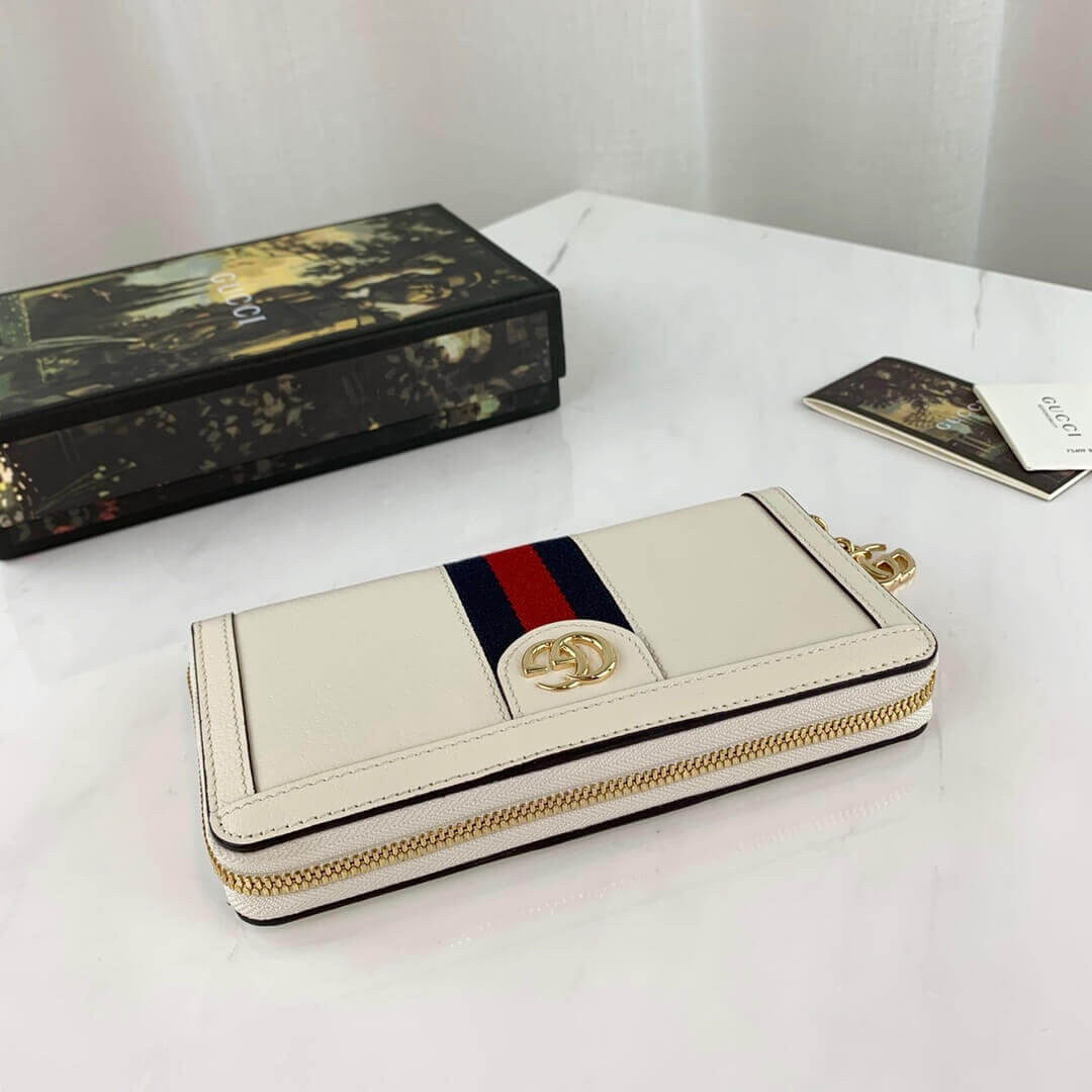 Gucci Ophidia Zip Around Wallet 523154