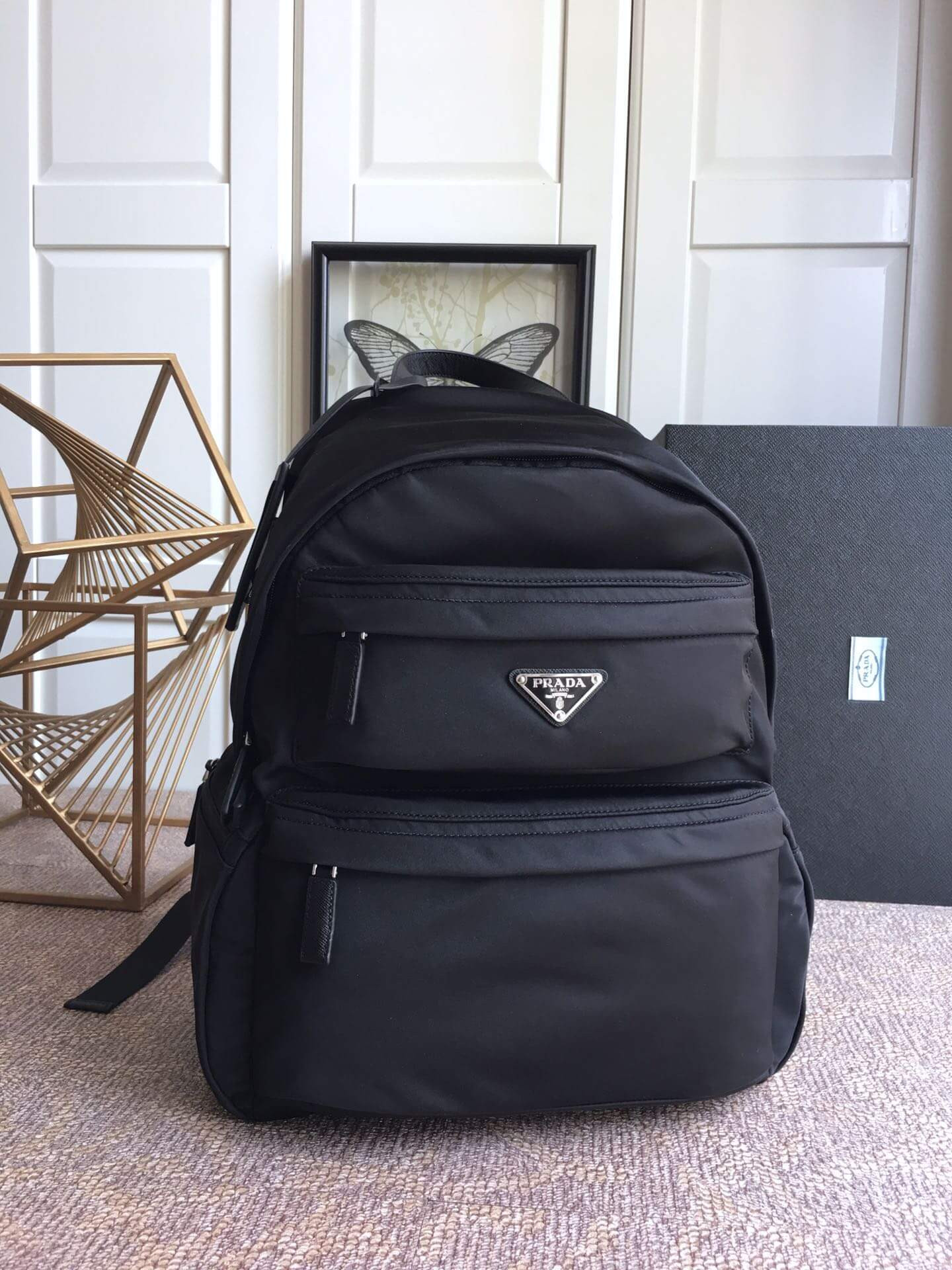 Prada Technical Fabric Backpack 2VZ025