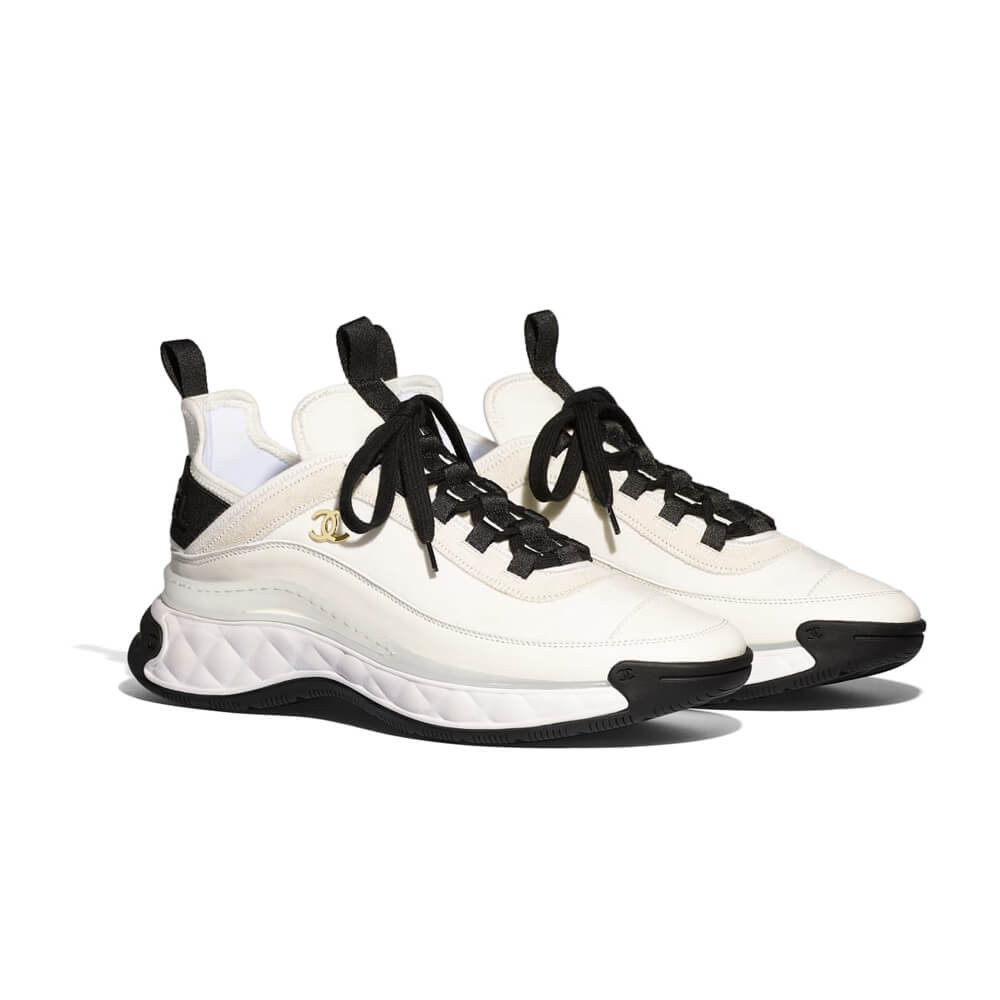 Chanel Velve Calfskin Mixed Fibers Sneakers G35617