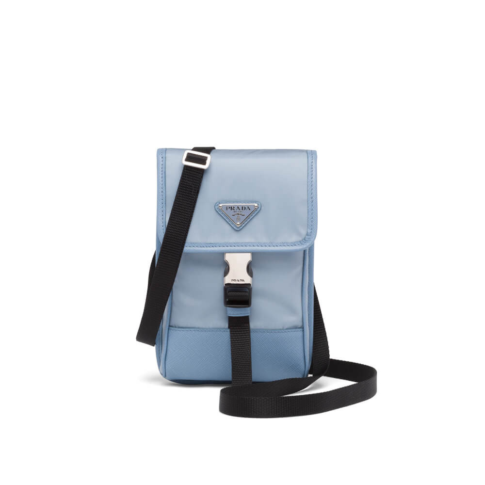 Prada Nylon and Saffiano Leather Smartphone Case 2ZH109