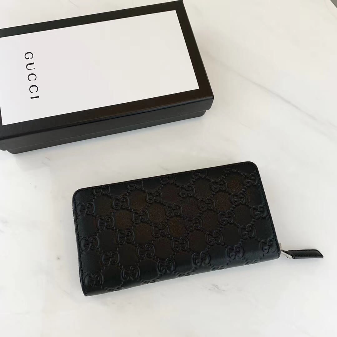 Gucci Signature Zip Around Wallet 307987