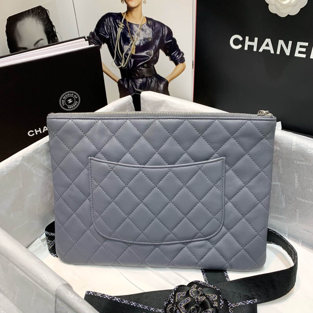 Chanel Lambskin Cases with Accessories AP1054 Gray, Pink, Purple & Light Pink