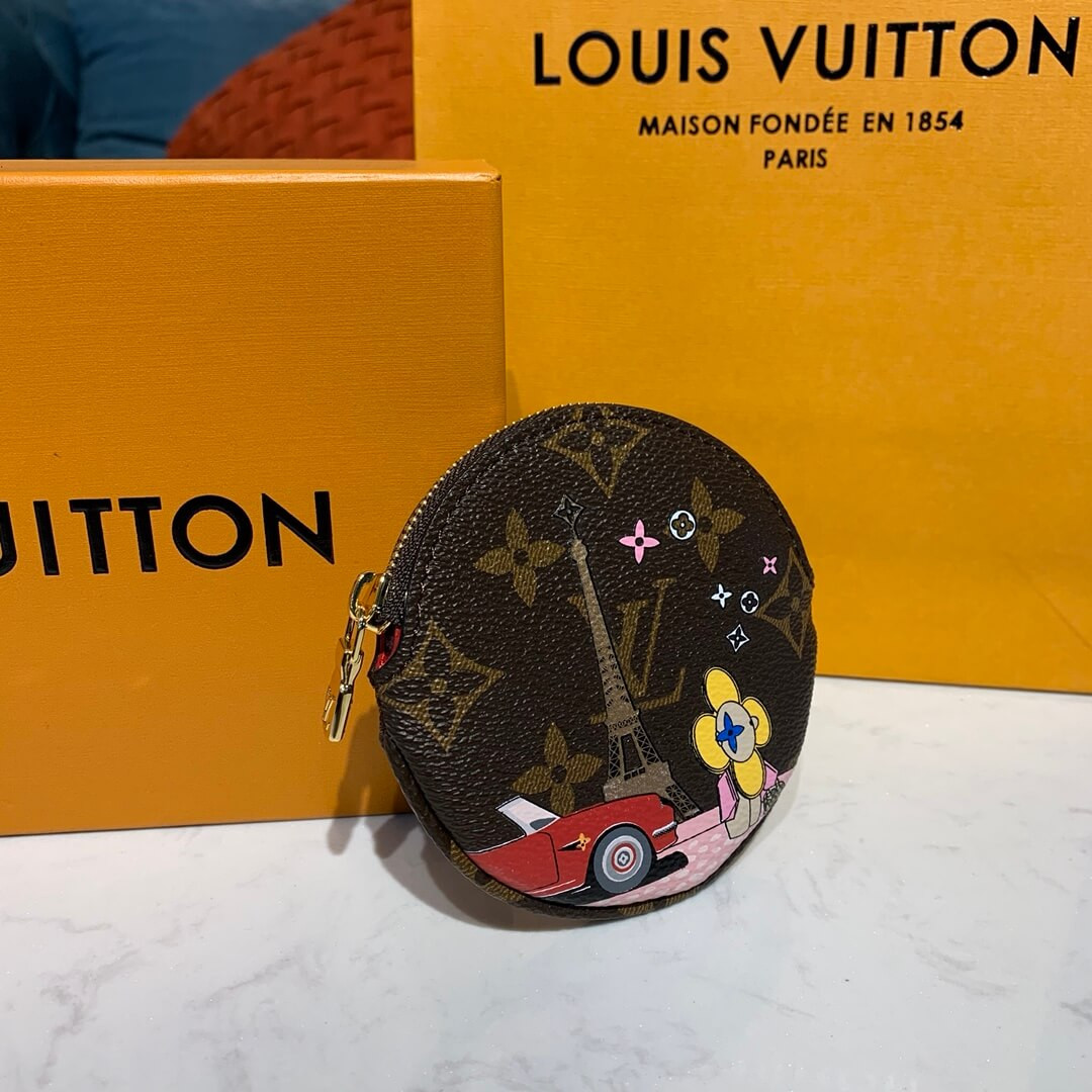 Louis Vuitton Paris Round Coin Purse M61926