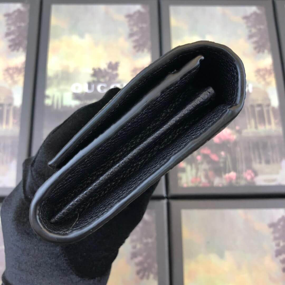 Gucci Zumi Grainy Leather Continental Wallet 573612