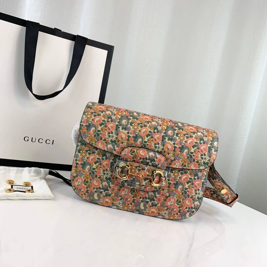 Gucci Horsebit 1955 Liberty London Bag 602204