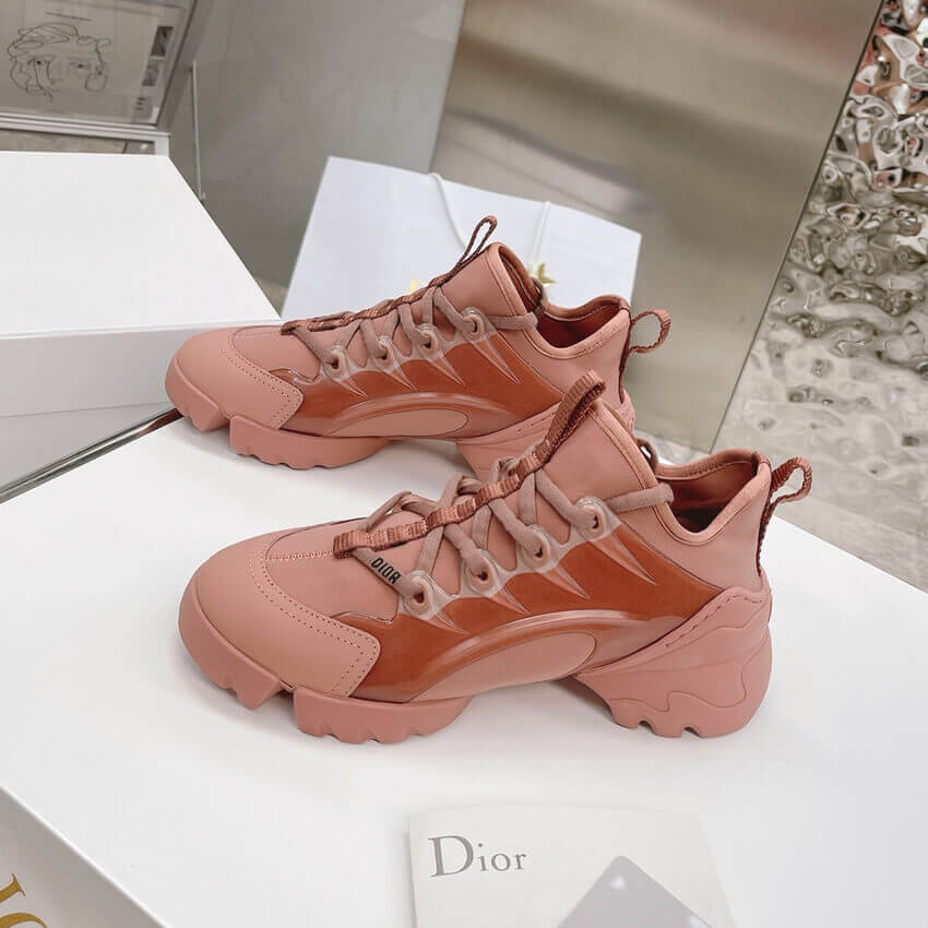 Christian Dior D-Connect Sneaker Dark Nude Technical Fabric K222
