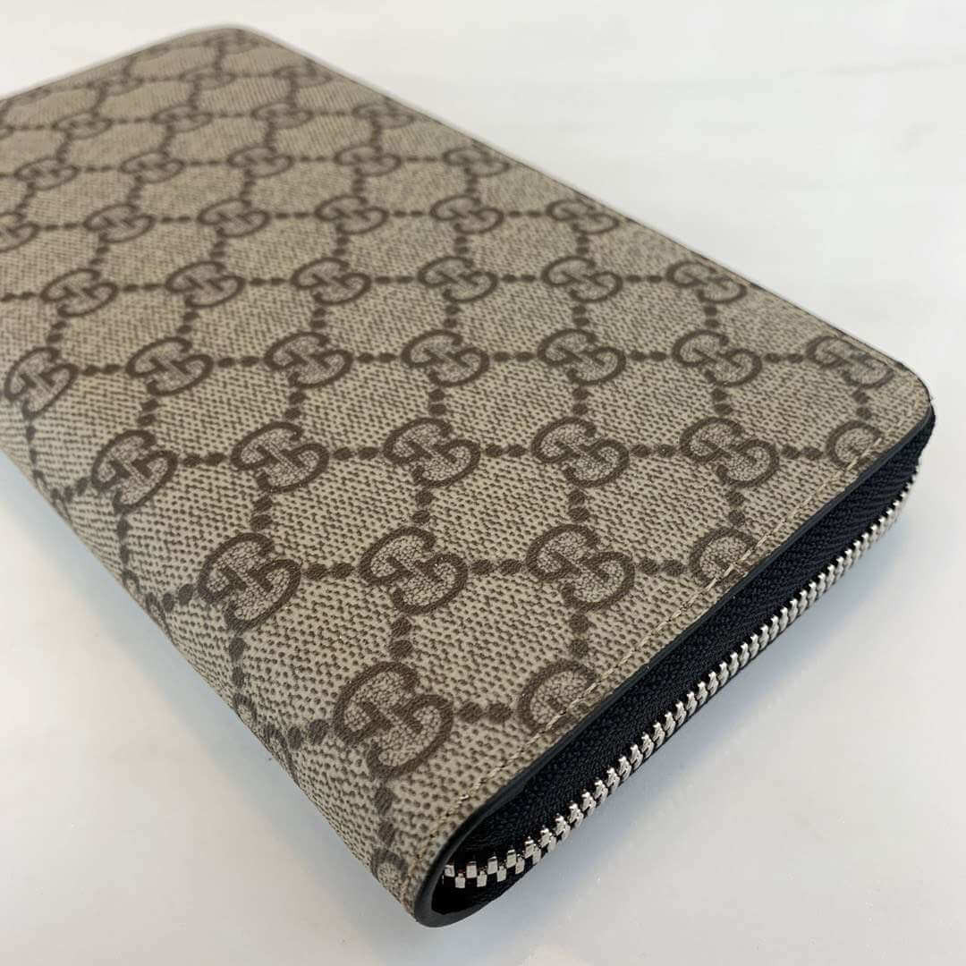 Gucci GG Supreme Zip Around Wallet 233194