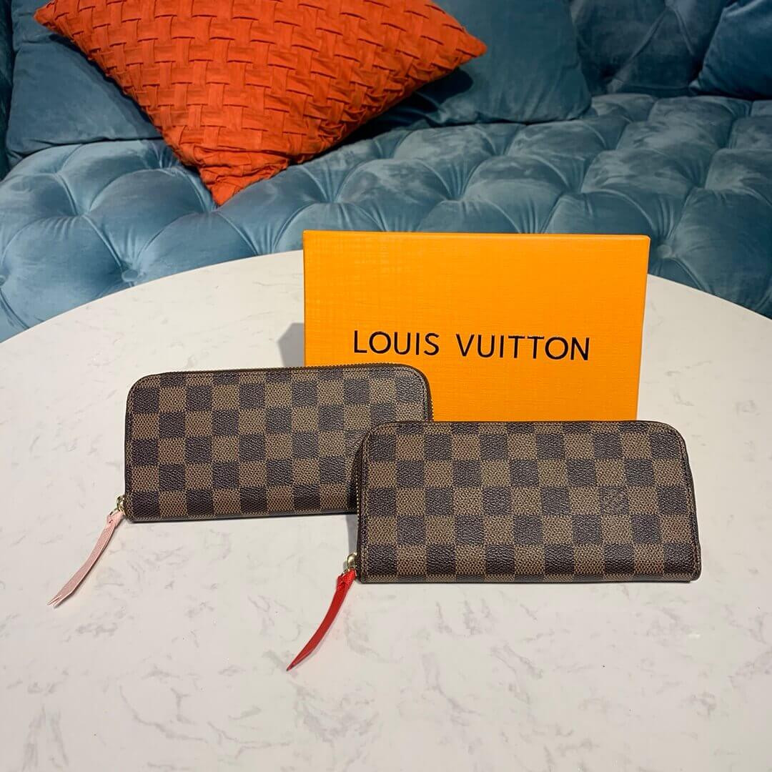 Louis Vuitton Damier Ebene Clemence Wallet N60534 N41626