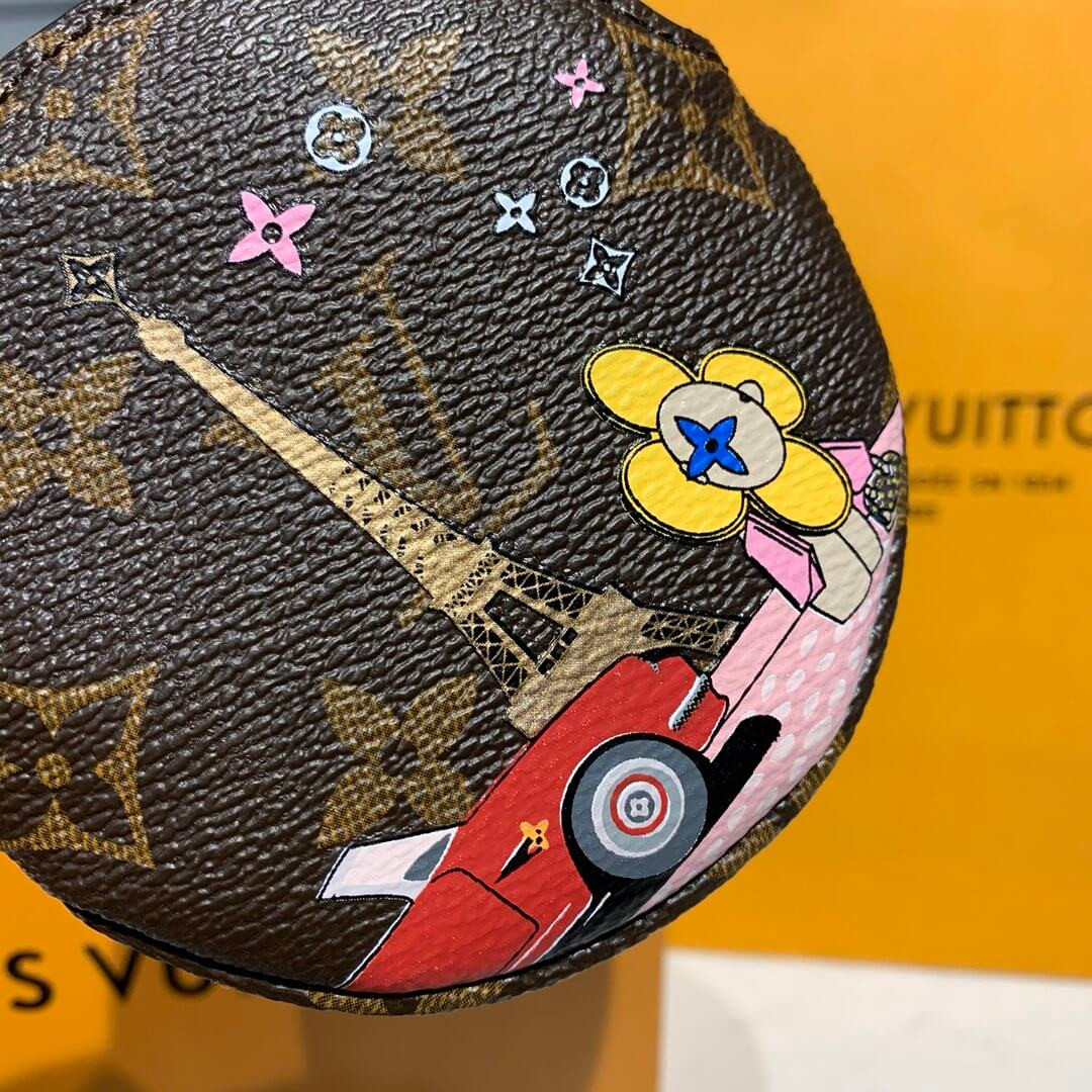 Louis Vuitton Paris Round Coin Purse M61926