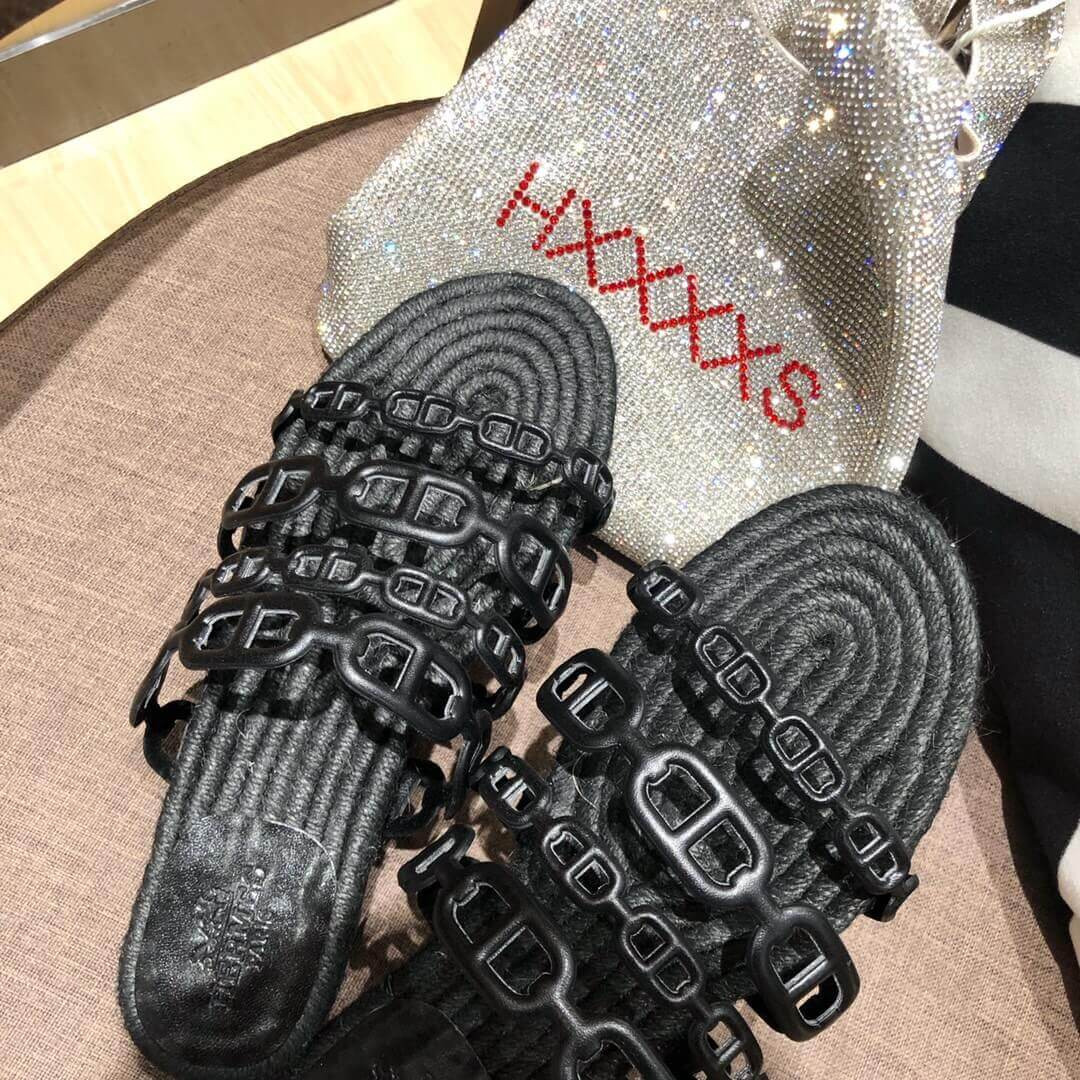 Hermes Ancone Espadrille Nappa Leather H2011