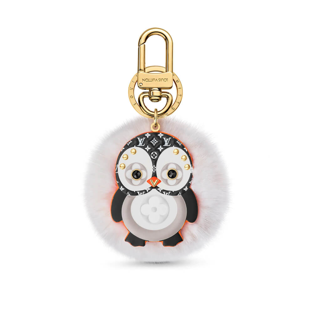 Louis Vuitton Penguin Fur Bag Charm And Key Holder M69007