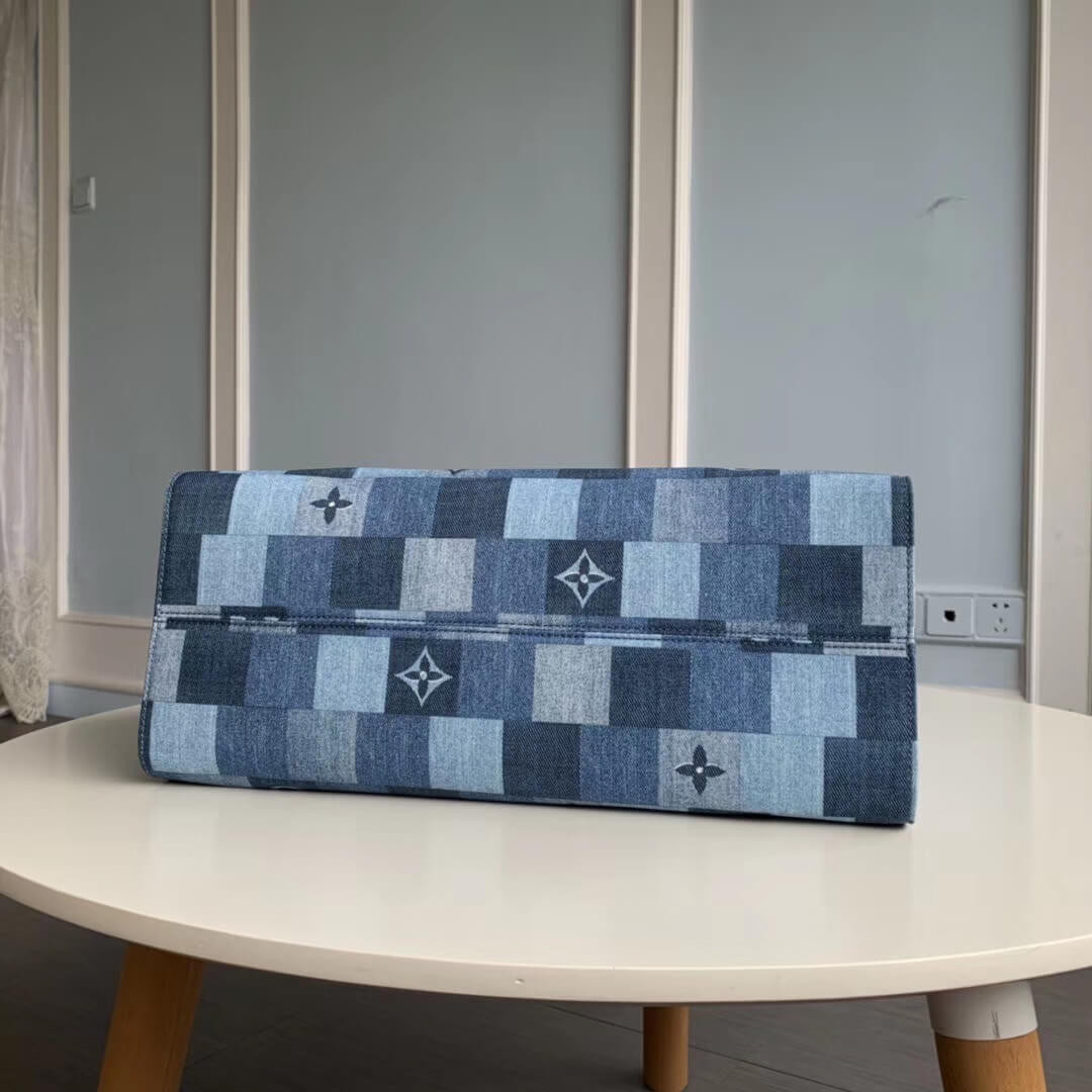 Louis Vuitton Monogram Denim Canvas Onthego GM M44992