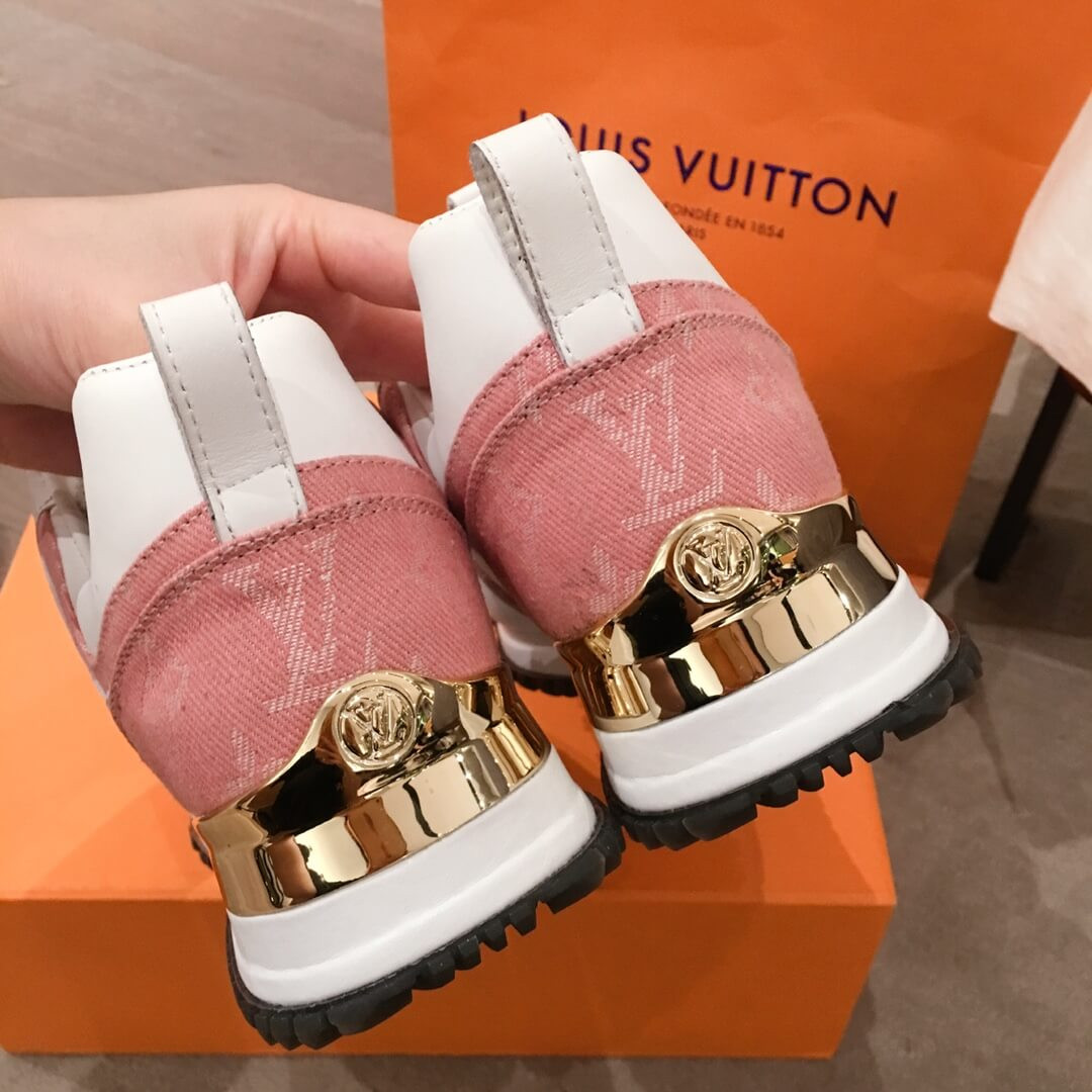 Louis Vuitton Monogram Denim Run Away Sneaker 1A4WP7 Pink