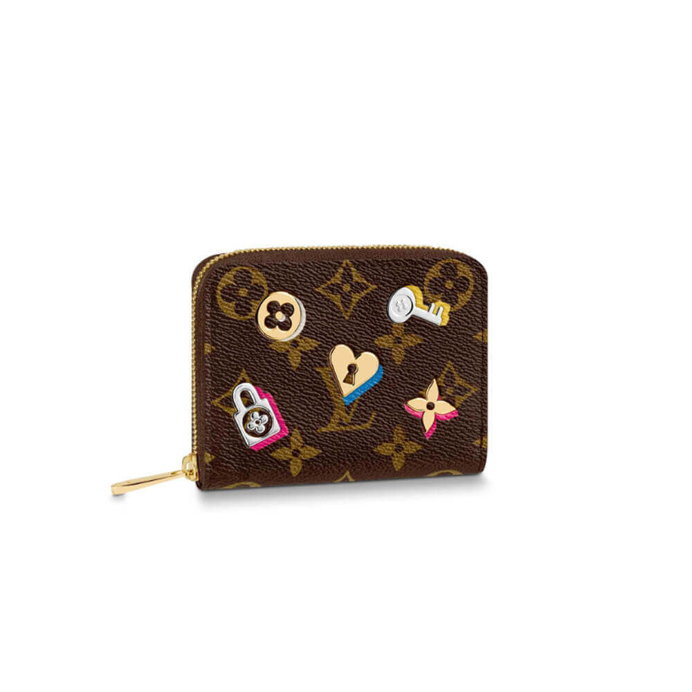 Louis Vuitton Monogram Canvas Love Lock Zippy Coin Purse M64118