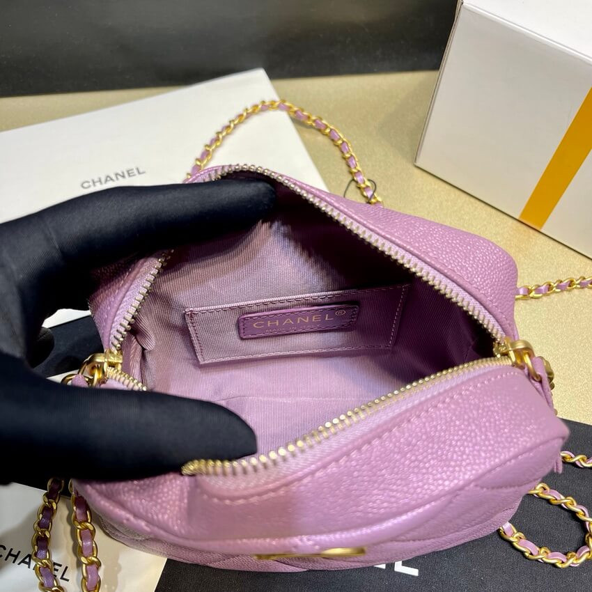 Chanel Grained Calfskin Camera Bag AS2856