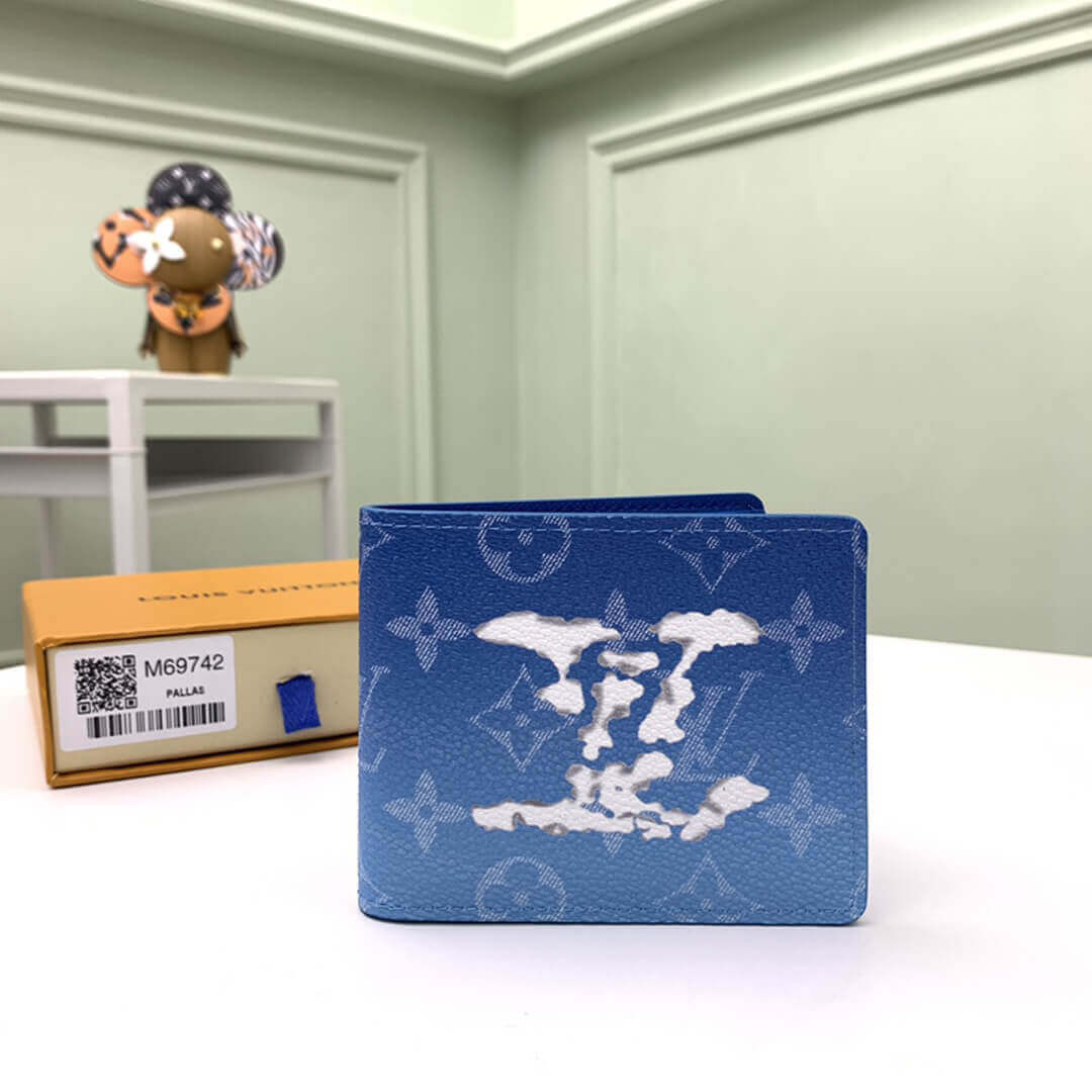 Louis Vuitton Monogram Clouds Slender Wallet M69742