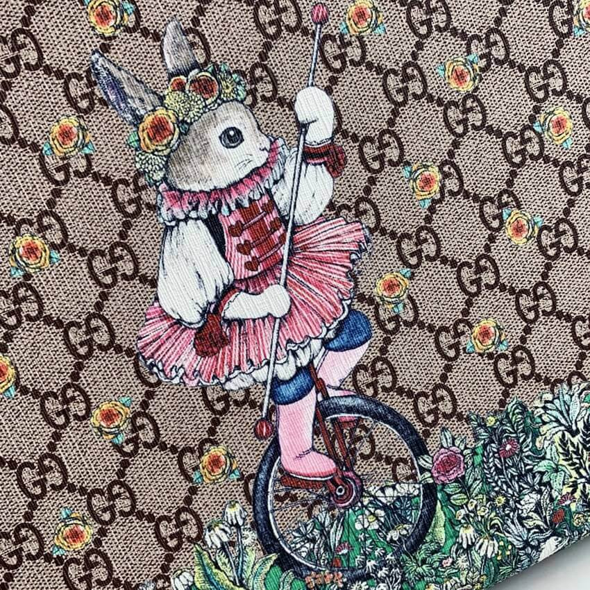 Gucci Yuko Higuchi Tote Bag 630542 Rabbit Print