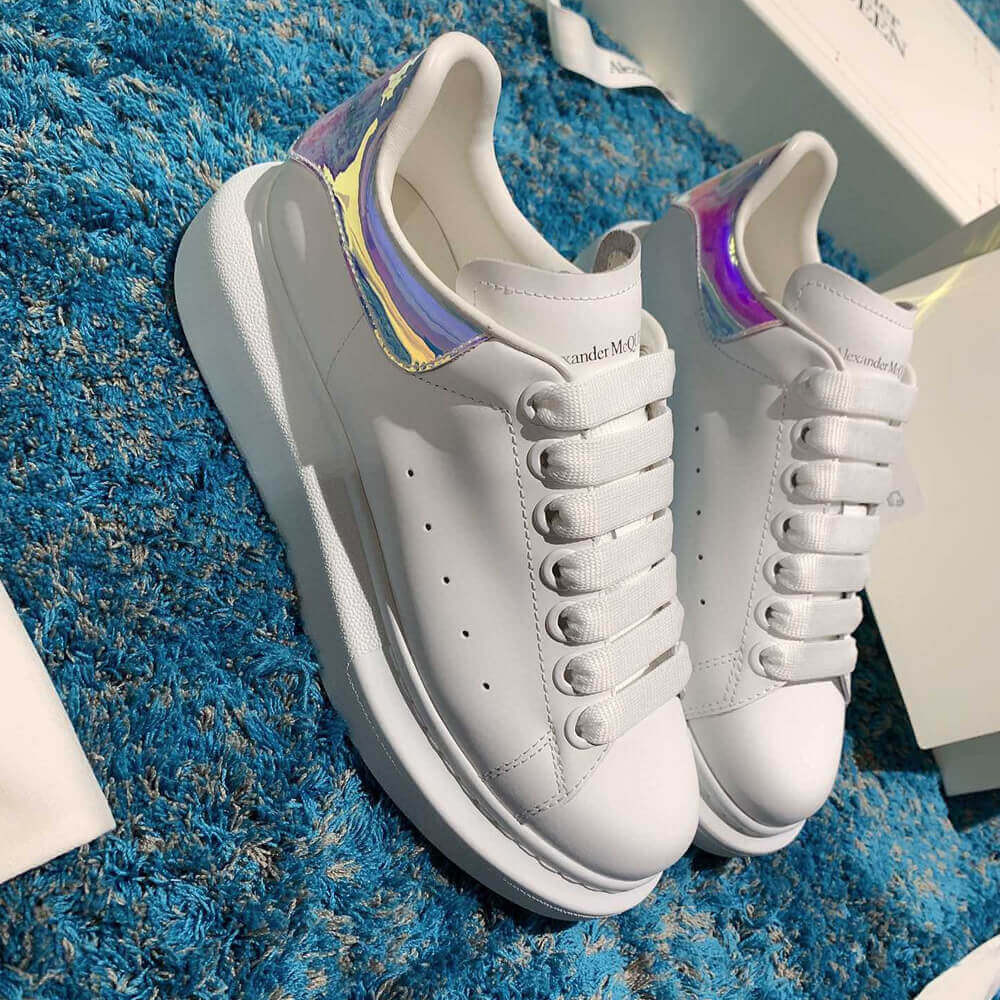 Alexander McQueen Oversized Sneaker With Iridescent 5617