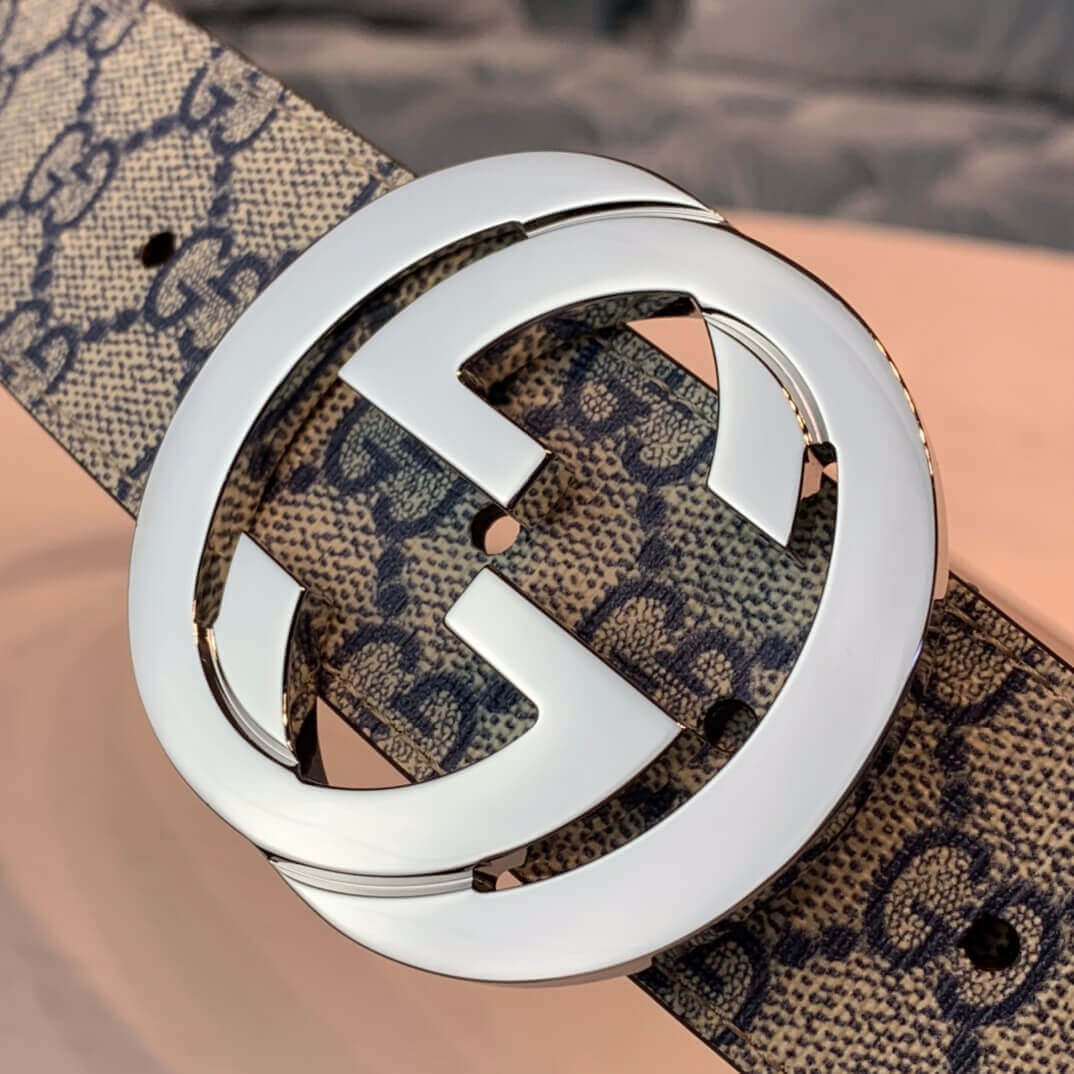 Gucci GG Supreme Belt With G Buckle 411924