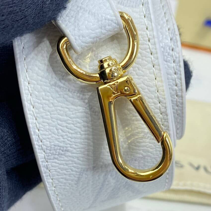 Louis Vuitton Monogram Canvas Bandoulière J02288 White